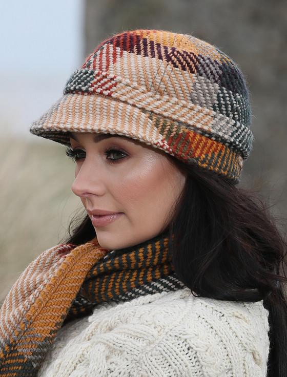 Aran Cashmere Wool County Hat - Galway Sage