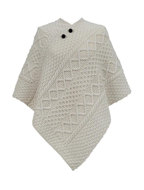 aran cashmere Young Clan Aran Poncho