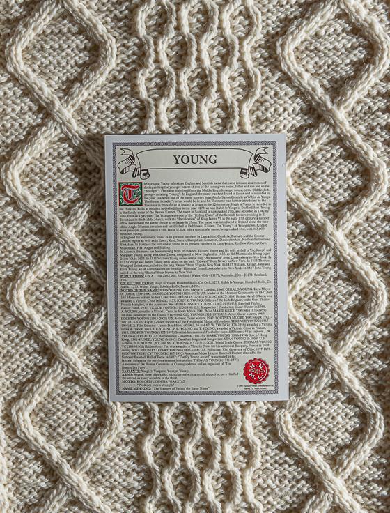 Aran Cashmere Young Clan Aran Throw