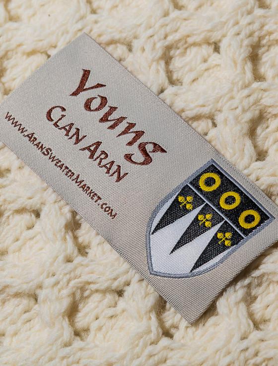 Aran Cashmere Young Clan Aran Throw