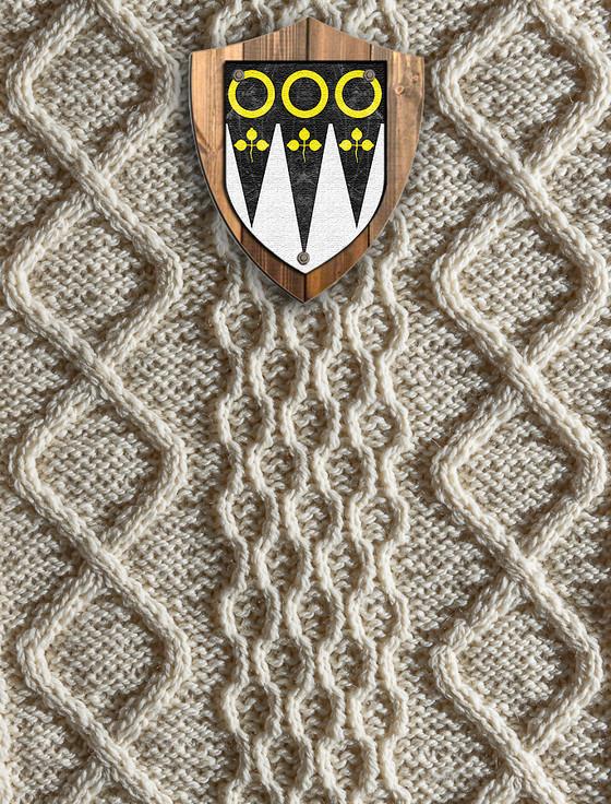 aran cashmere Young Clan Aran Throw