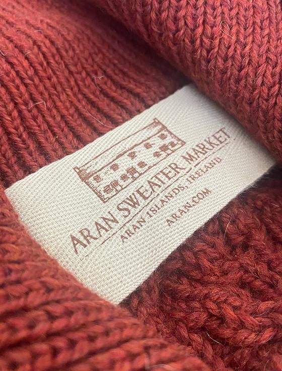 Aran Cashmere ‎Zip-Nec‎k Aran Sweat‎er
