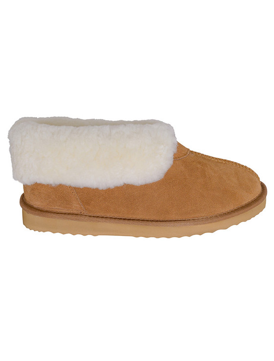 Aran Cashmere Aran Ladies Closed Back Sheepskin Slippers