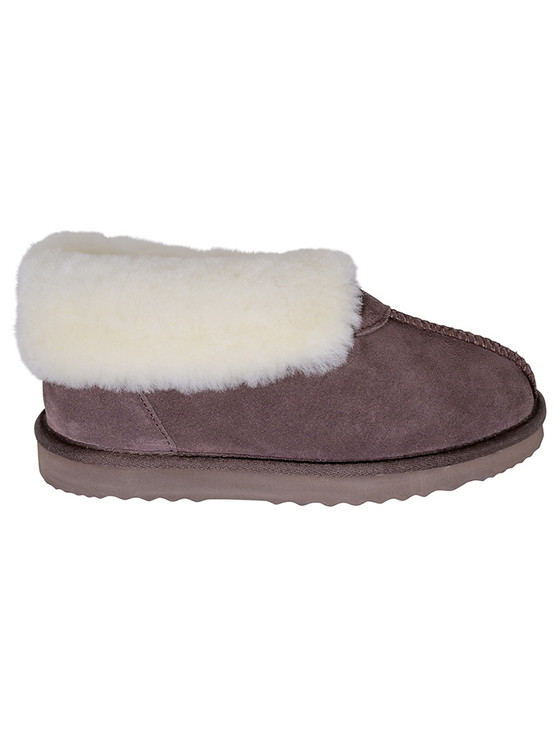 Aran Cashmere Aran Ladies Closed Back Sheepskin Slippers