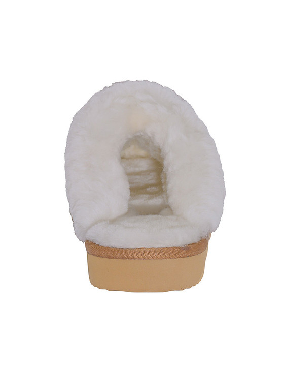 Aran Cashmere Aran Ladies Slip-on Sheepskin Slippers