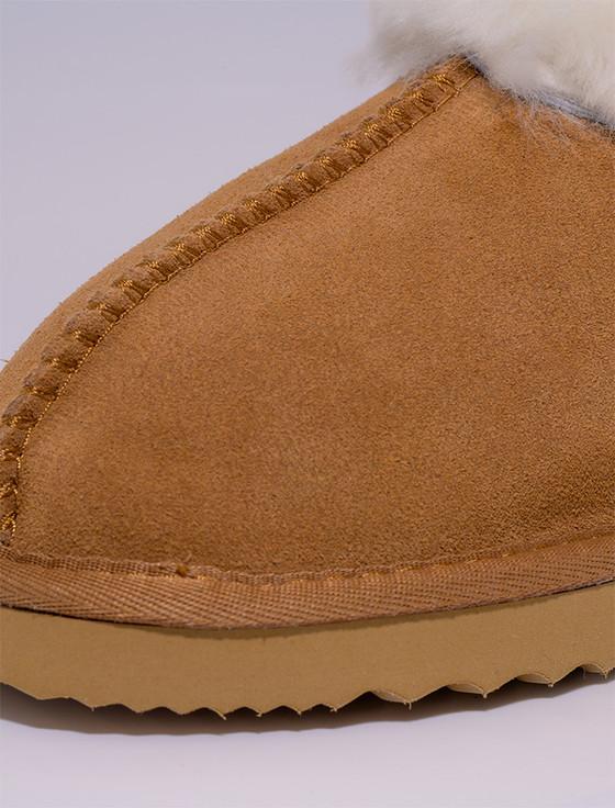 Aran Cashmere Aran Ladies Slip-on Sheepskin Slippers