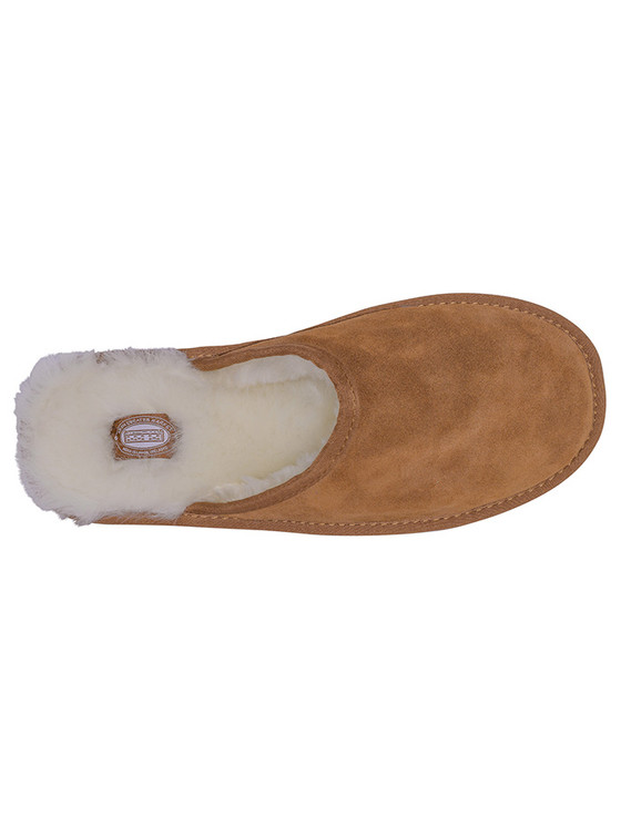 Aran Cashmere Aran Men's Slip-on Sheepskin Slippers