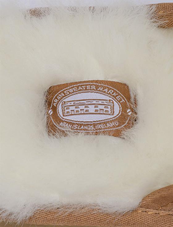 Aran Cashmere Aran Men's Slip-on Sheepskin Slippers
