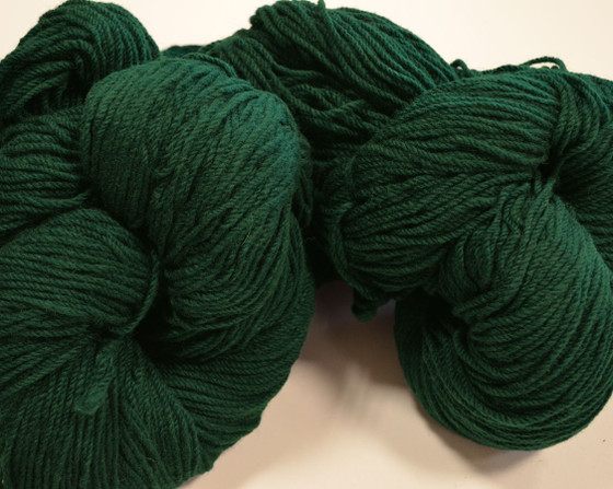 Aran Cashmere Aran Wool Knitting Hanks - Bottle Green