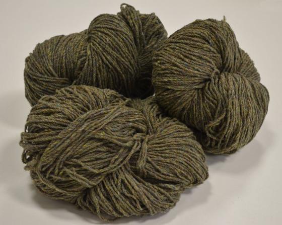 Aran Cashmere Aran Wool Knitting Hanks - Green Bushes
