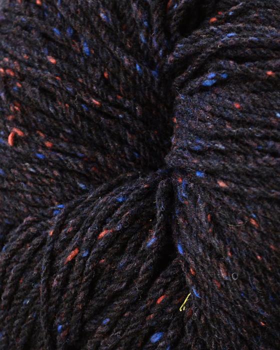 aran cashmere Aran Wool Knitting Hanks - Navy Charcoal