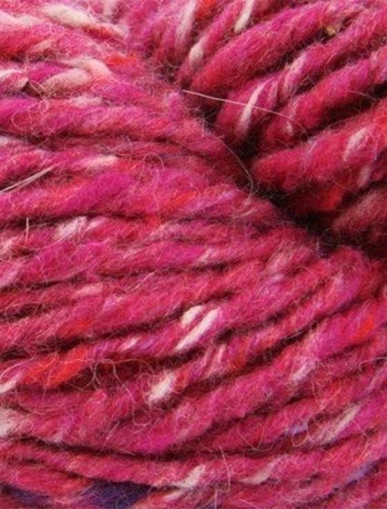 aran cashmere Brandon Chunky Merino Knitting Hanks - Fuchsia