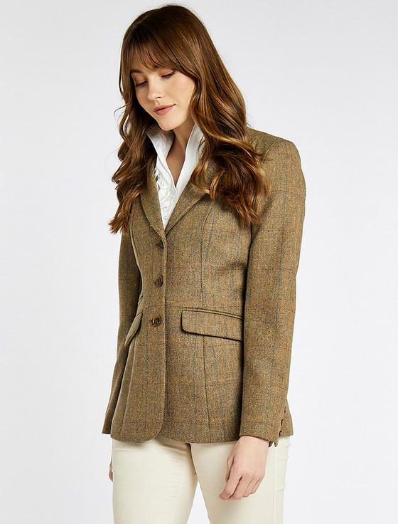 Aran Cashmere Darkhedge Ladies Fitted Tweed Jacket - Burren