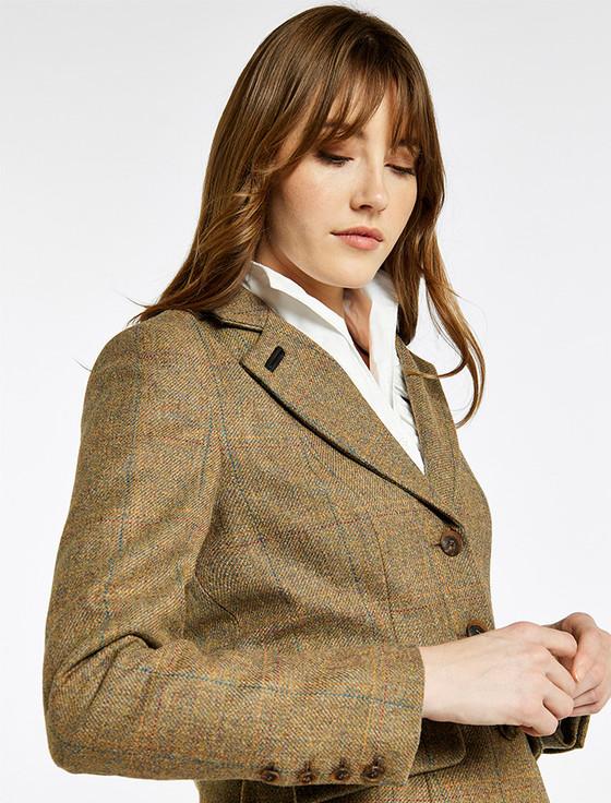 Aran Cashmere Darkhedge Ladies Fitted Tweed Jacket - Burren