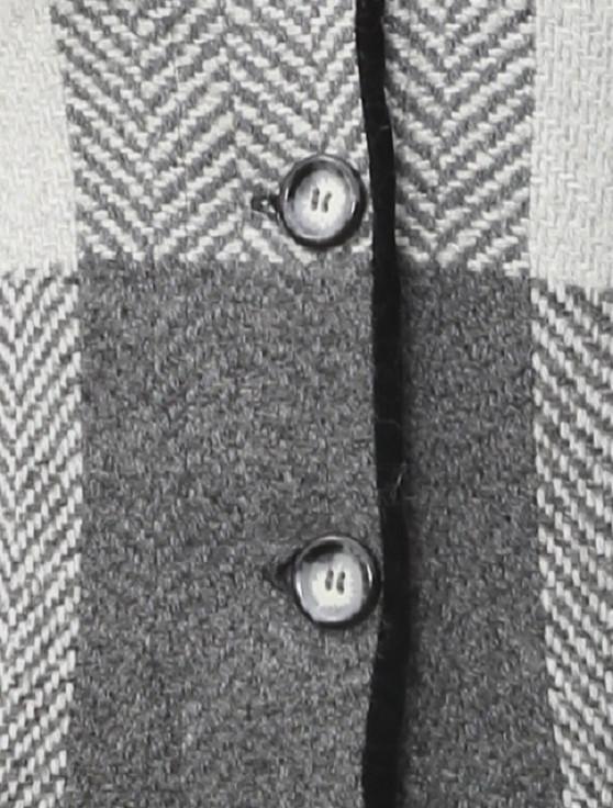 Aran Cashmere Emma Tweed Herringbone Coat - Donegal Grey