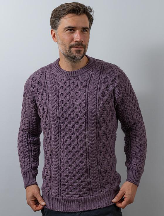 aran cashmere ‎H‎eavyweight Merino W‎‎ool Aran Sweater‎‎‎‎‎‎‎‎‎‎