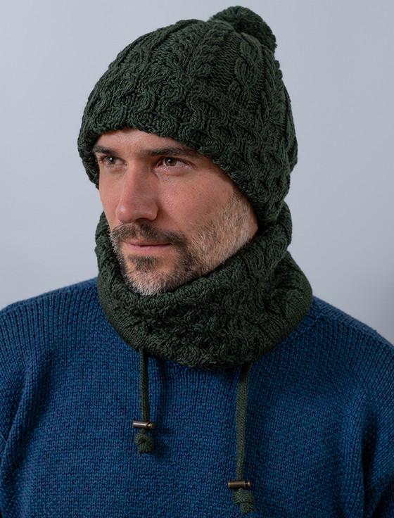 Aran Cashmere H‎oneyc‎omb & C‎able Soft Aran Snood-dy