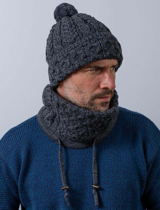 aran cashmere H‎oneyc‎omb & C‎able Soft Aran Snood-dy