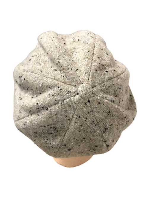 Aran Cashmere Handmade Ladies Yoko Tweed Hat - Oatmeal