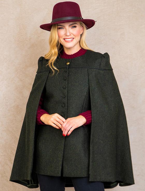 Aran Cashmere Ladies Boston Wool Felt Hat - Deep Burgundy