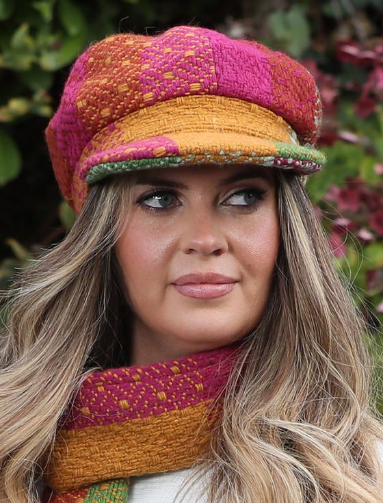 aran cashmere Ladies Wool Peaky Blinders Hat - Tara Harvest