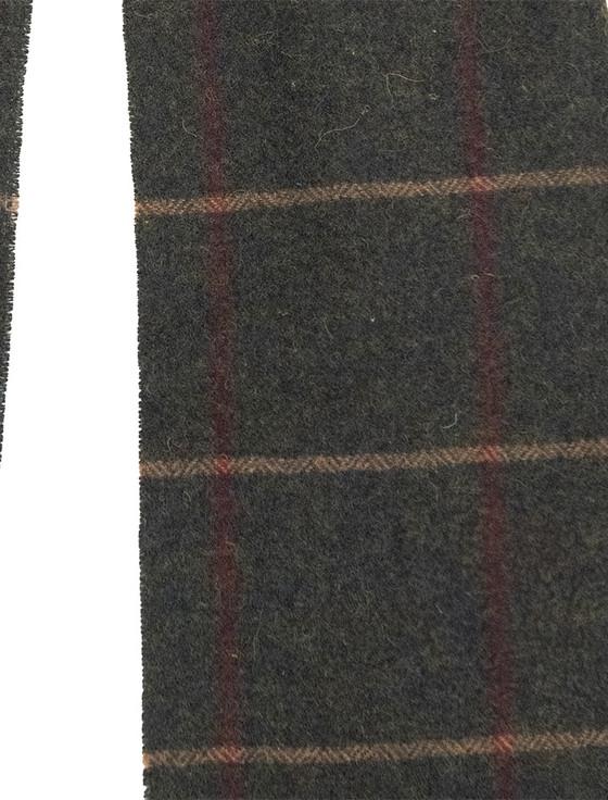 Aran Cashmere Lambswool Heritage Scarf - Green Box Tweed