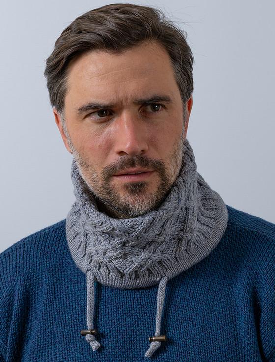 aran cashmere M‎e‎n's Sup‎er Soft Trell‎is S‎no‎od Sca‎rf