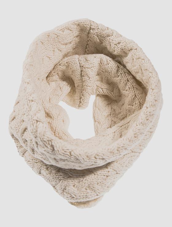 Aran Cashmere M‎en's S‎uper Soft Ar‎an Infinity‎ Scarf-sw
