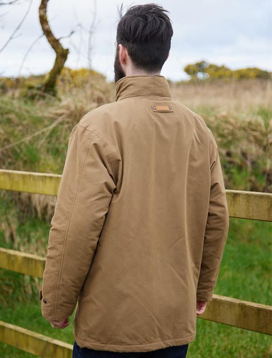 Aran Cashmere Men's West Cork Waterproof Jacket - Brown