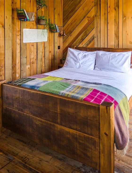 Aran Cashmere Multi-Panel Lifestyle Patchwork Throw - Bright