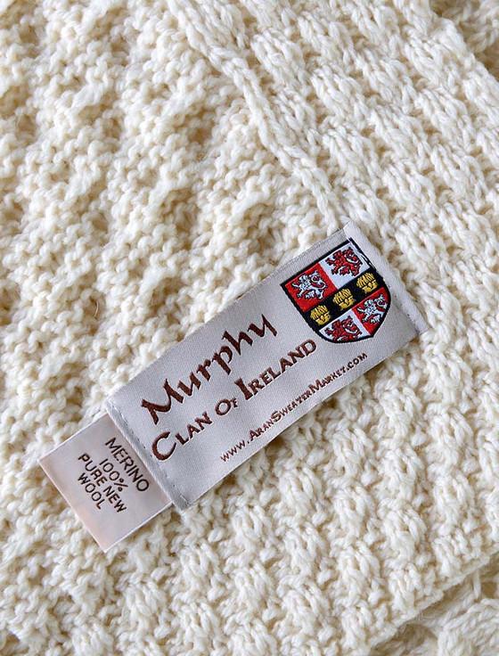Aran Cashmere Premium ClanAran Throw - Find Your Clan