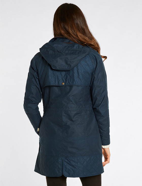 Aran Cashmere Radford Ladies Tweed Jacket - Storm Blue