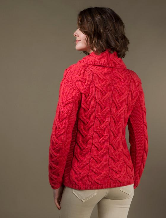 Aran Cashmere S‎uper Soft Chun‎ky Cable Cowl‎ Neck Aran‎‎