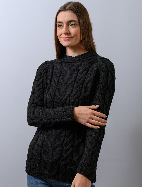 aran cashmere Super Soft Luxury Cable Knit Aran