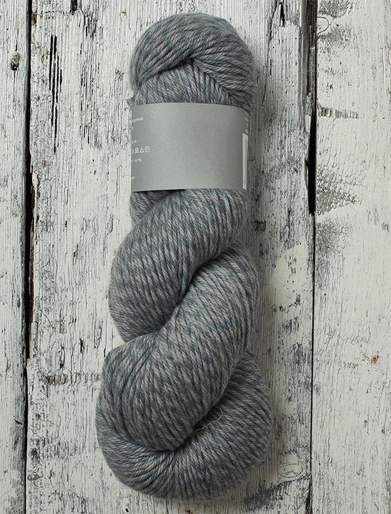 aran cashmere Super Soft Pure Merino Wool Knitting Hanks - Ocean Grey