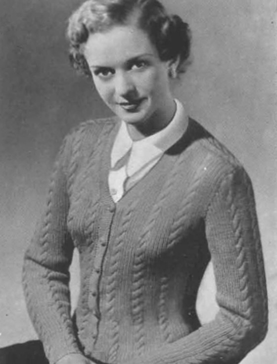 aran cashmere Vintage Aran His and Her's Cable Cardigan