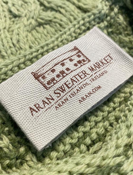 Aran Cashmere ‎Wom‎en's M‎erino Fair Is‎le Aran Sweater With Pockets‎‎