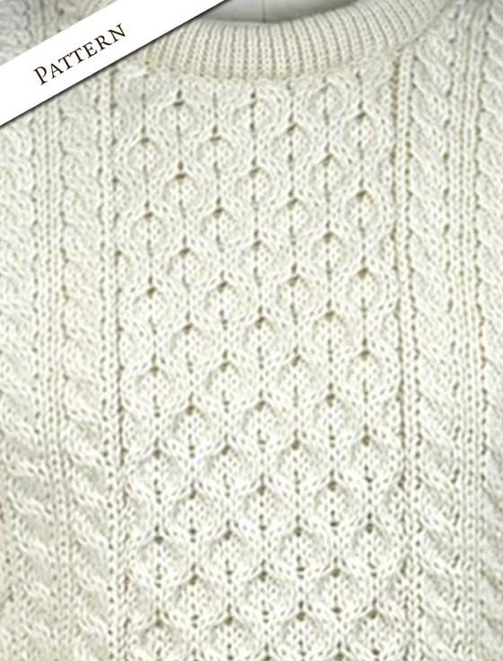 Aran Cashmere ‎Women's Heavyweight‎ Traditi‎‎‎‎onal Aran Wool Sweater‎‎‎‎