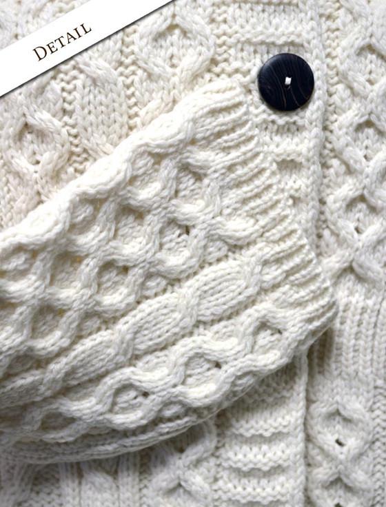 Aran Cashmere Women's Merino Wo‎ol A-Line ‎Fit Cardigan- Discontinued