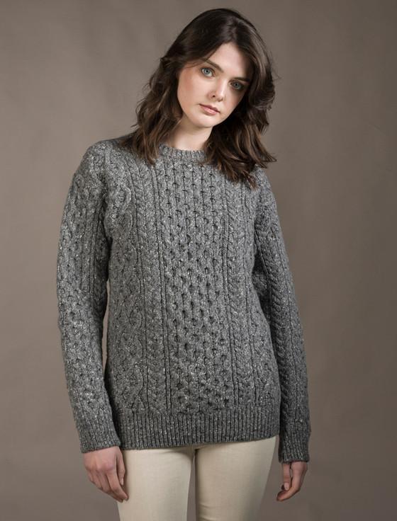 aran cashmere Women's Oversized Wool Cashmere Aran Sweater‎‎‎‎‎