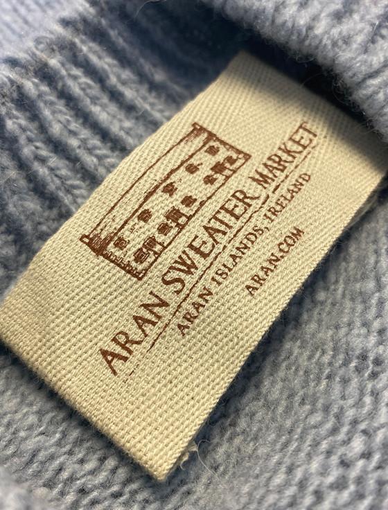 Aran Cashmere Wool Cashmere Cable Round Neck Sweater‎‎‎