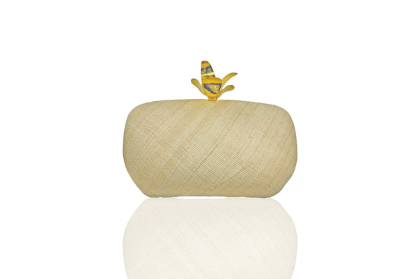 Aranáz Aquatic Champagne Clutch (Natural)