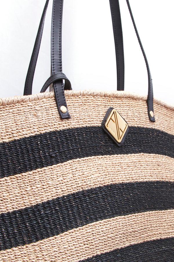 Aranáz Carrie City Natural And Black Stripes