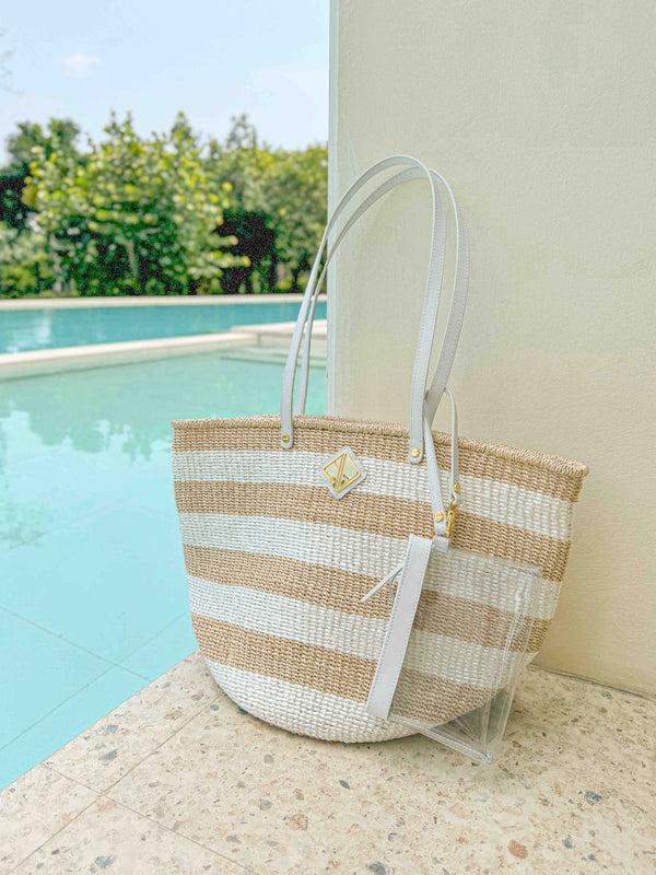 Aranáz Carrie City Natural And White PP Stripes