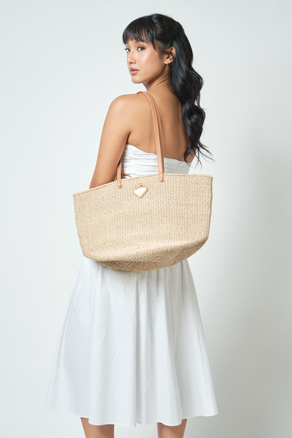 aranáz Carrie City Natural with Tan Leather