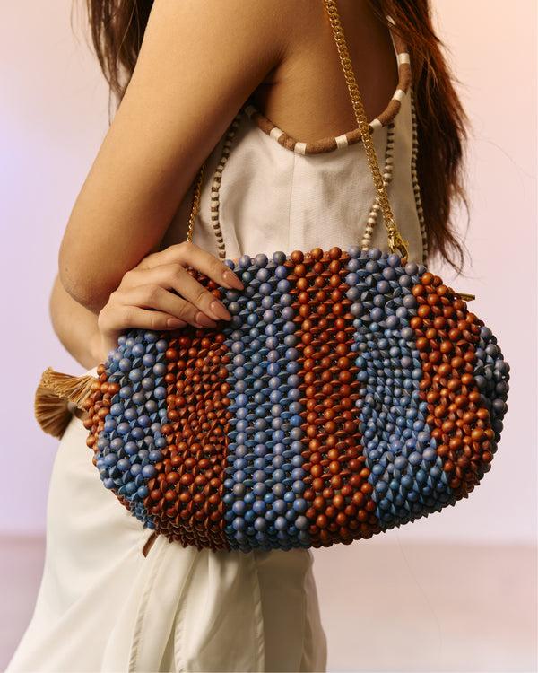 Aranáz Half Moon Stripes (Blue/Tan)