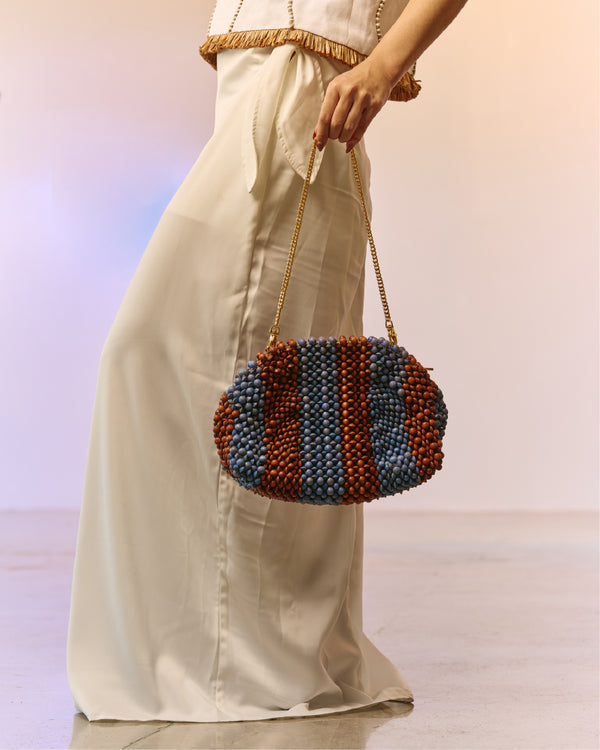 Aranáz Half Moon Stripes (Blue/Tan)