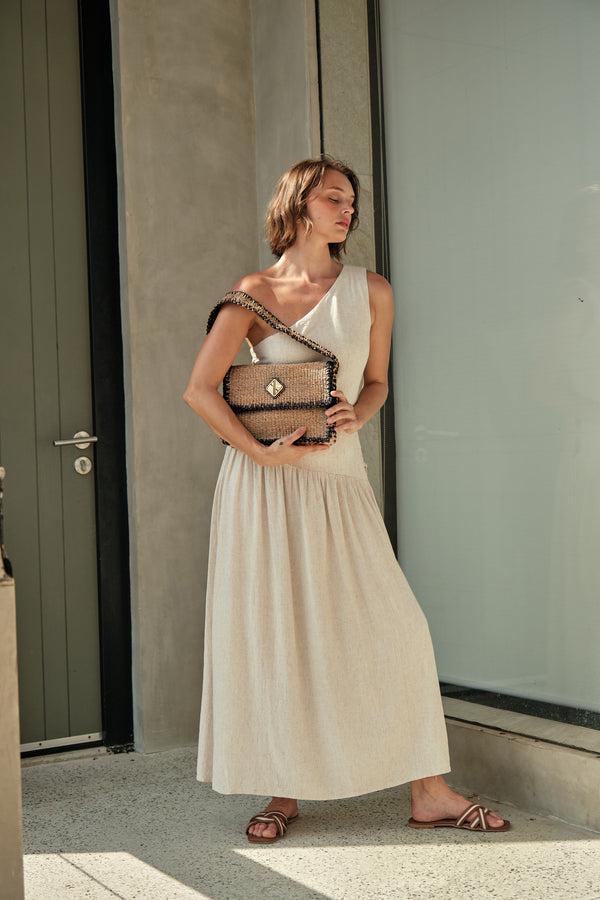 Aranáz Pamela (Natural With Black Leather)