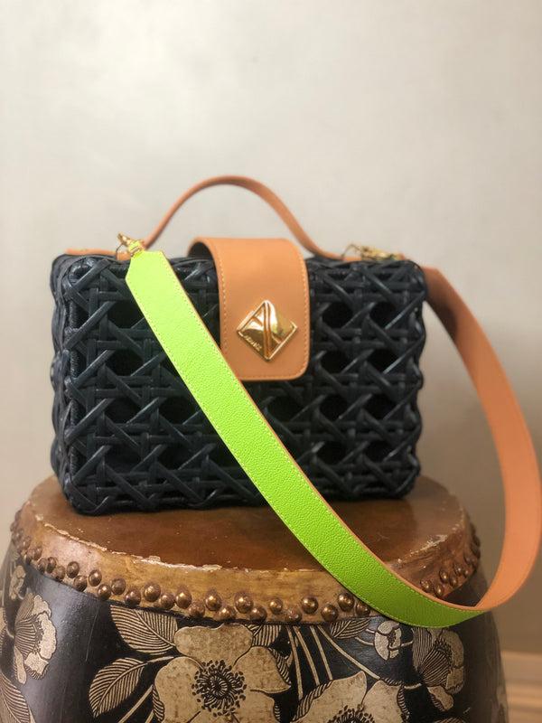 Aranáz Pop Strap 1.25 (Neon Green/Tan)