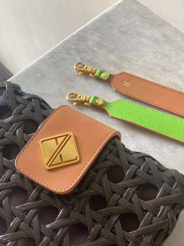 Aranáz Pop Strap 1.25 (Neon Green/Tan)